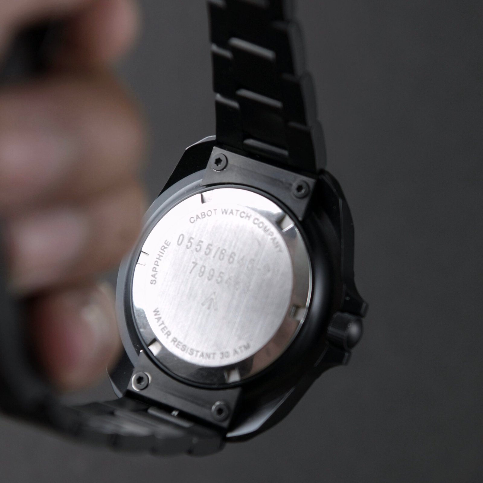 S2 Bracelet – Matte Black (CWC Divers)