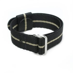 Black:Khaki CINCH Twill Strap – Black/Khaki Stripe